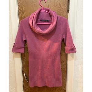 La Classe Couture Fuzzy Pink Sweater size Large